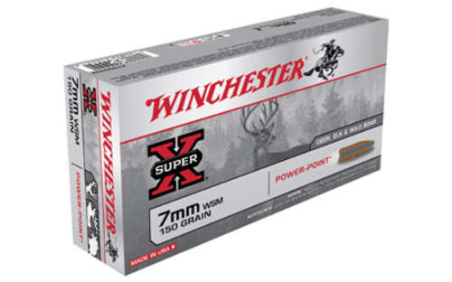 Ammunition Winchester Ammunition Power Point 7mmWSM WIN SPRX PWR PNT 7MMWSM 150GR 20/200